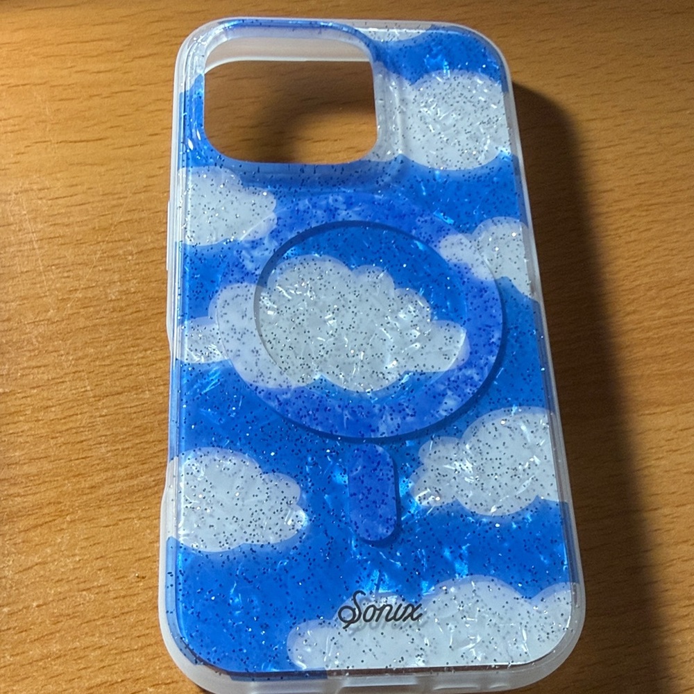 Sonix Cloudy Sky Glitter Phone Case - Picture 3 of 5